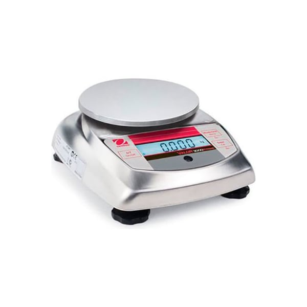 Ohaus Ohaus V31XH402 AM Compact Bench/Food Digital Scale 400g x 0.01g 4-11/16" Diameter Platform 83998178 - main